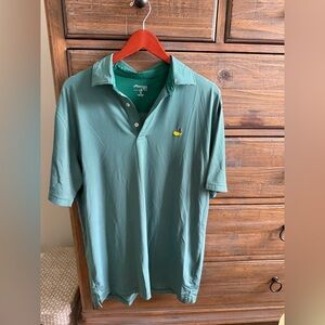 Masters Teal Polo Shirt with Iconic Logo